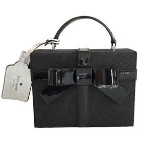 kate spade New York Black Other Wrapping Party Gift Box Crossbody Bag New